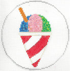 Snow Cone Canvas - KC Needlepoint