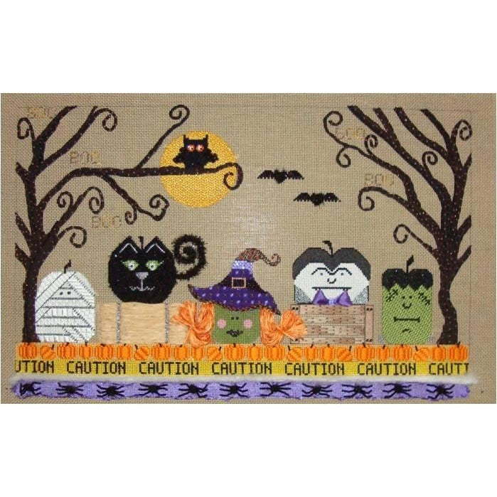 Spooktacular Needlepoint Canvas - KC Needlepoint