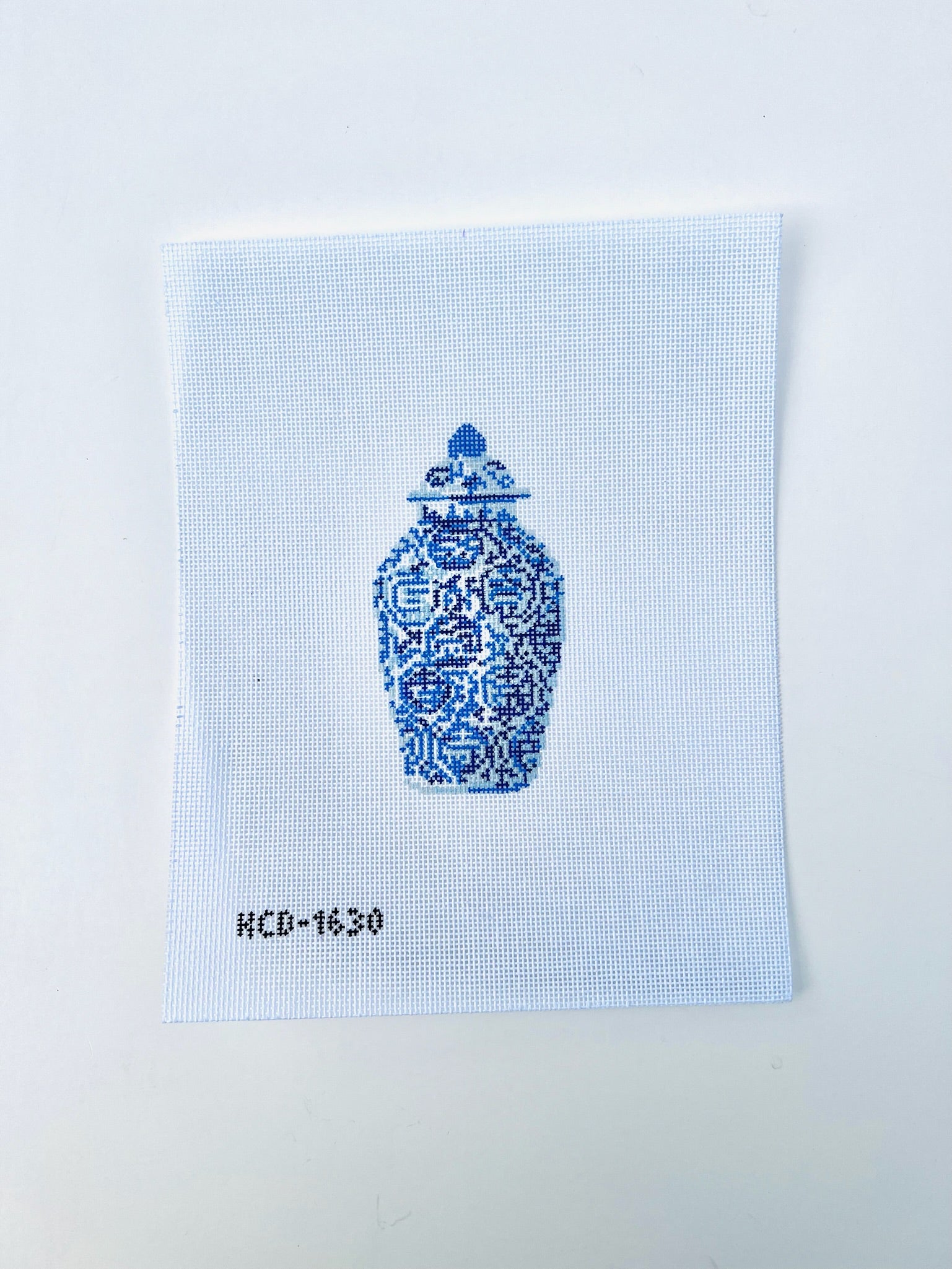 Haute Chinoiserie Blue Canvas - KC Needlepoint