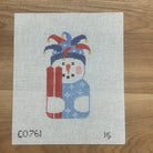 Snow Skiier Canvas - KC Needlepoint