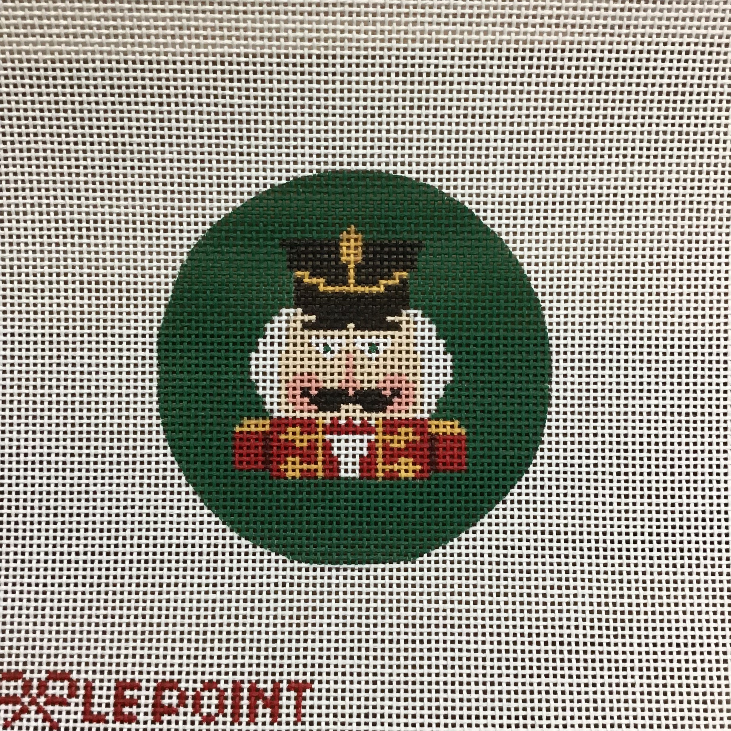 Nutcracker Round Canvas - KC Needlepoint