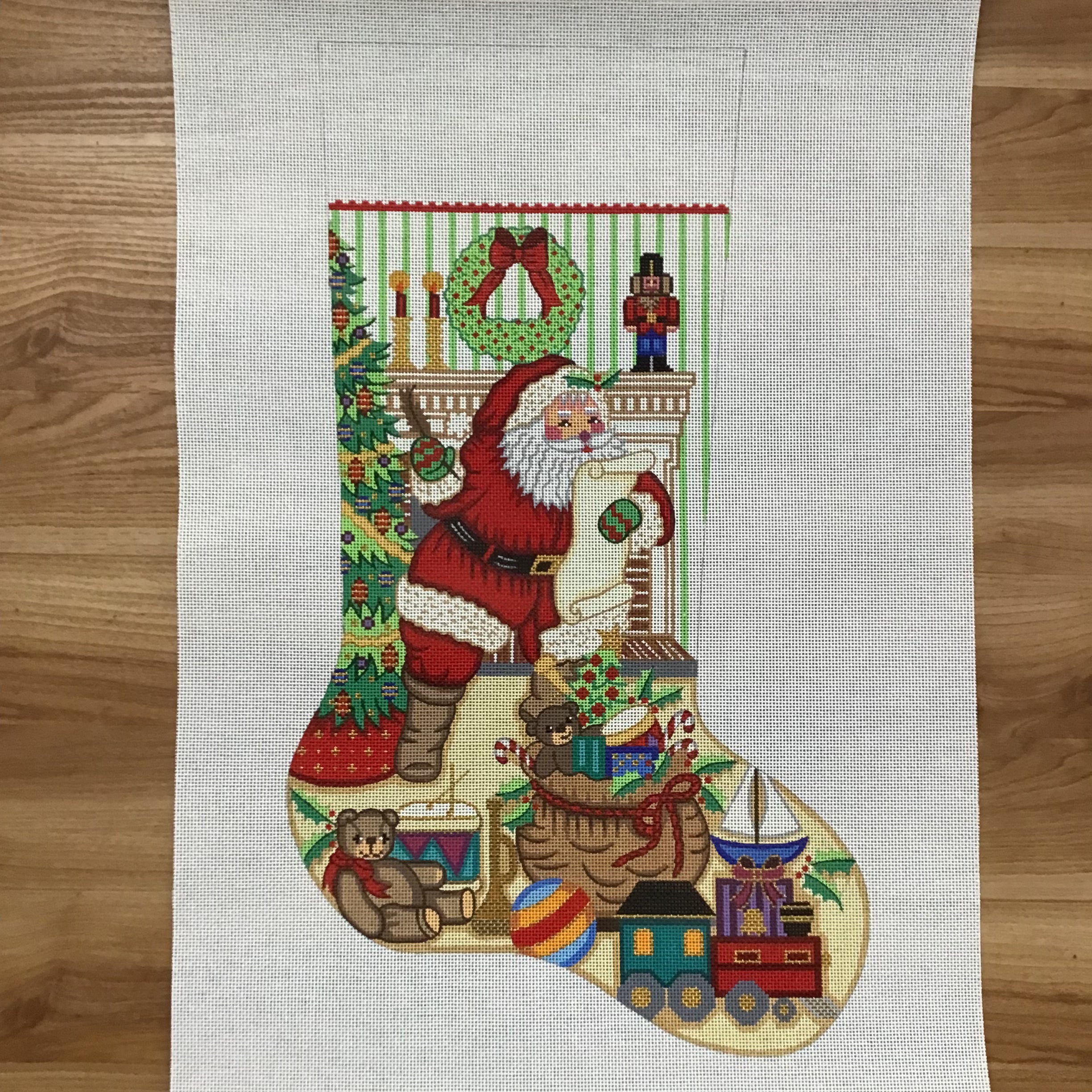 Alexa Christmas Stocking 7330 - KC Needlepoint