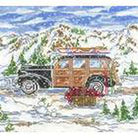 Winter Woody Needlepoint Canvas - KC Needlepoint