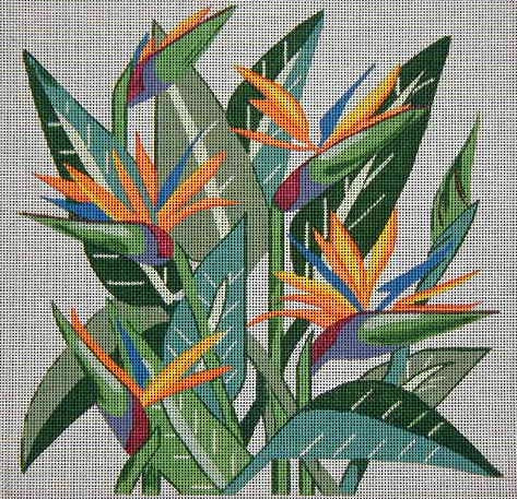 Bird of Paradise Canvas - KC Needlepoint