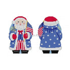 Stars & Stripes Santa 2 Sided Canvas - KC Needlepoint