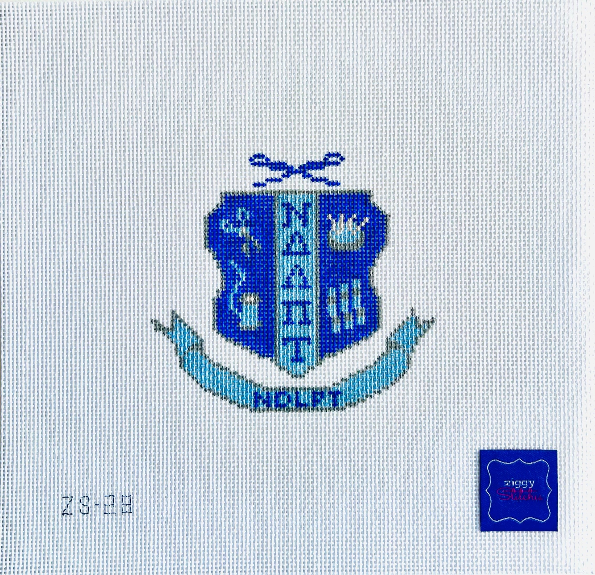 NDLPT Crest Canvas - KC Needlepoint