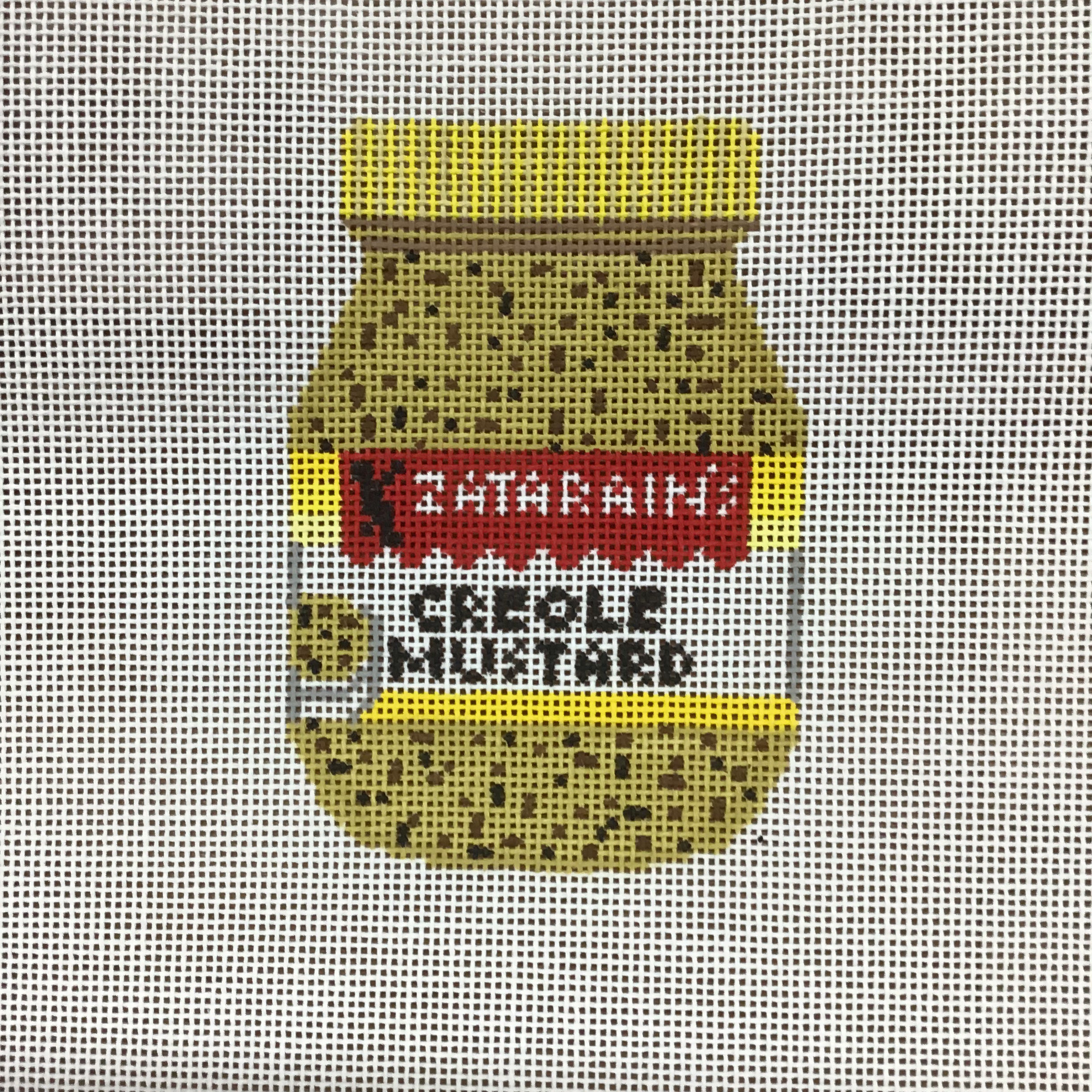 Zatarain's Creole Mustard Canvas - KC Needlepoint