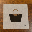 Longchamp Bag Canvas - needlepoint