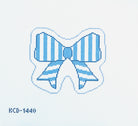 Stripe Bow Canvas - KC Needlepoint