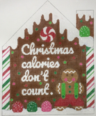 Christmas Calories Canvas - KC Needlepoint