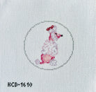 Poodle Ornament Canvas - KC Needlepoint