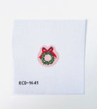 Small Wreath Canvas - KC Needlepoint