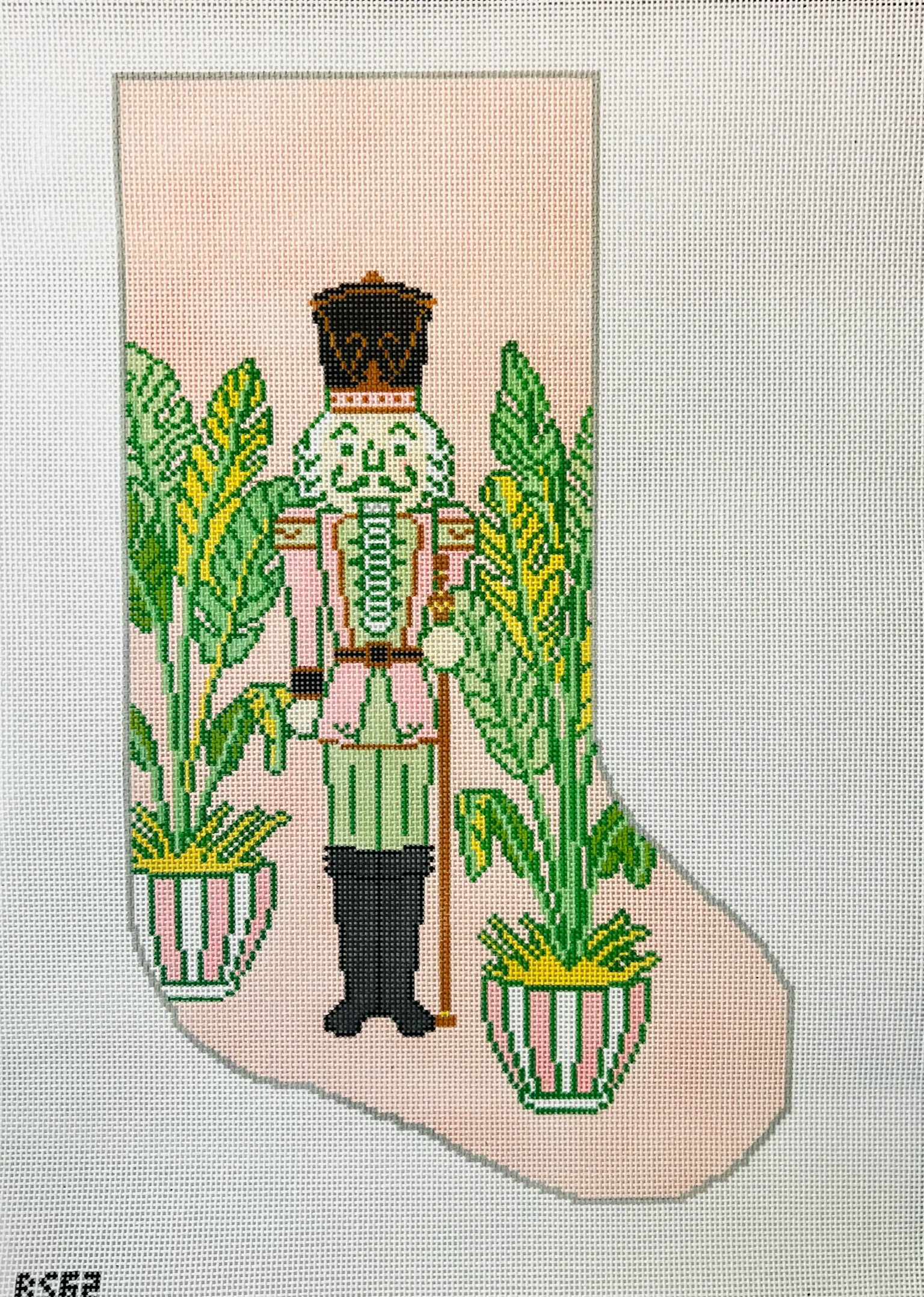 Beverly Hills Nutcracker Stocking Canvas - KC Needlepoint