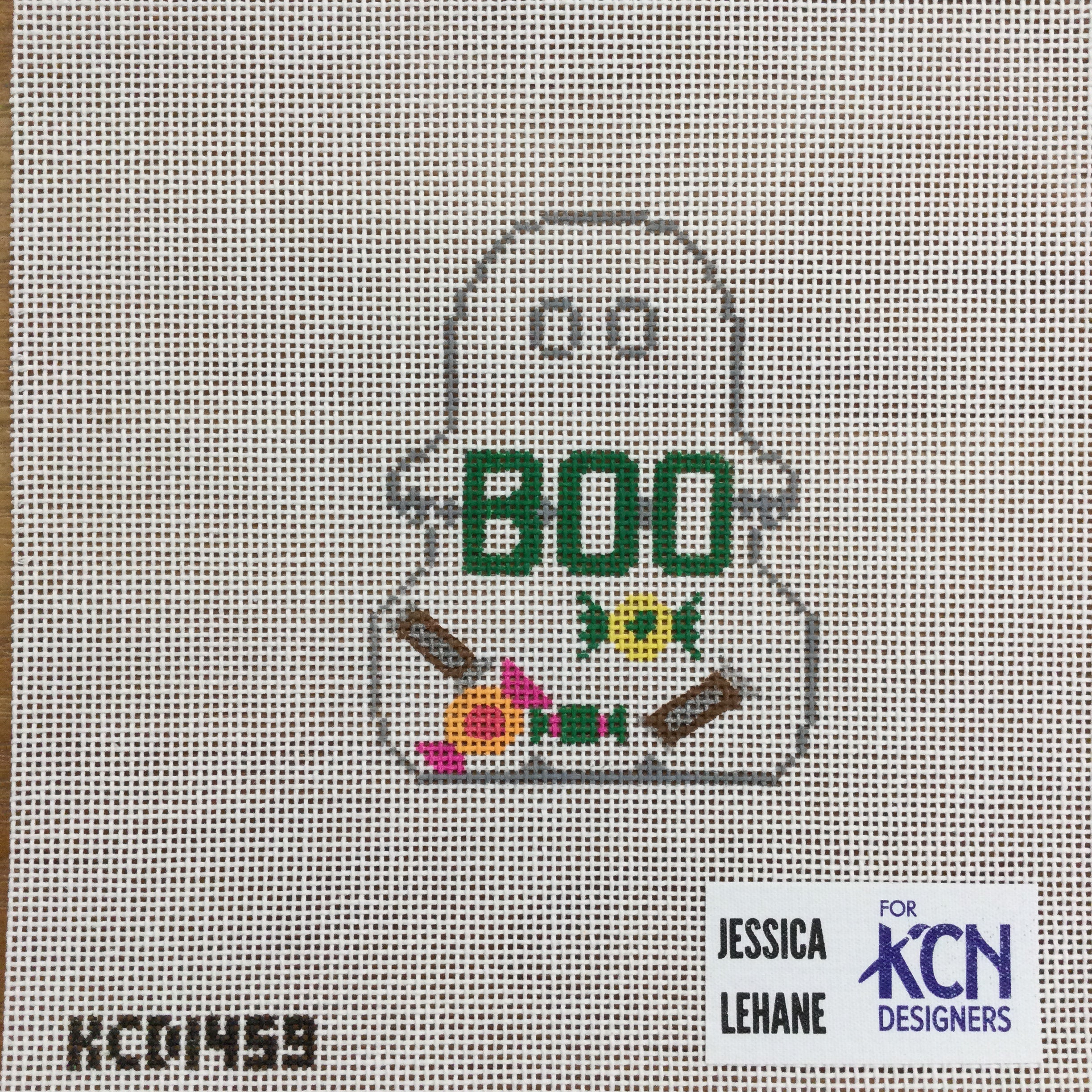 Boo Ghost Canvas - KC Needlepoint