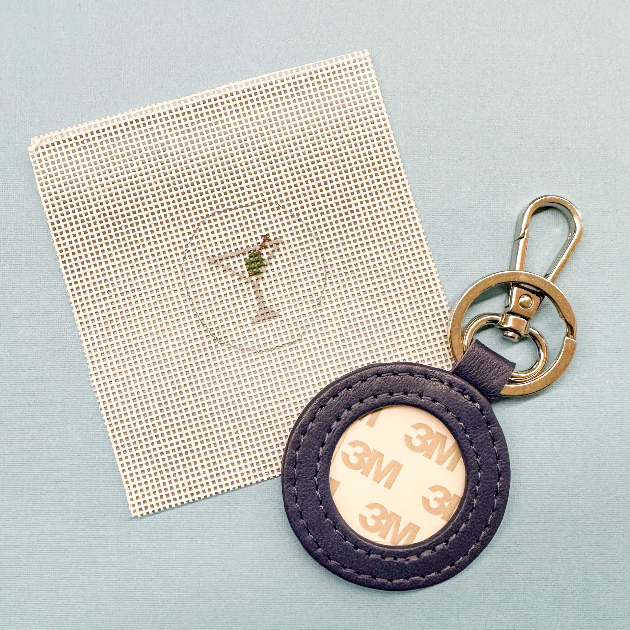 Martini Key Fob Kit - KC Needlepoint