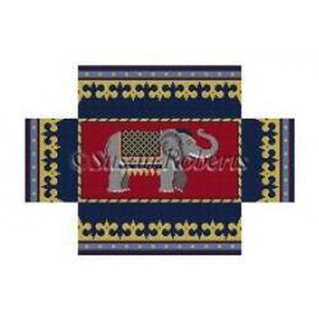 Elephant Brick Cover - KC Needlepoint