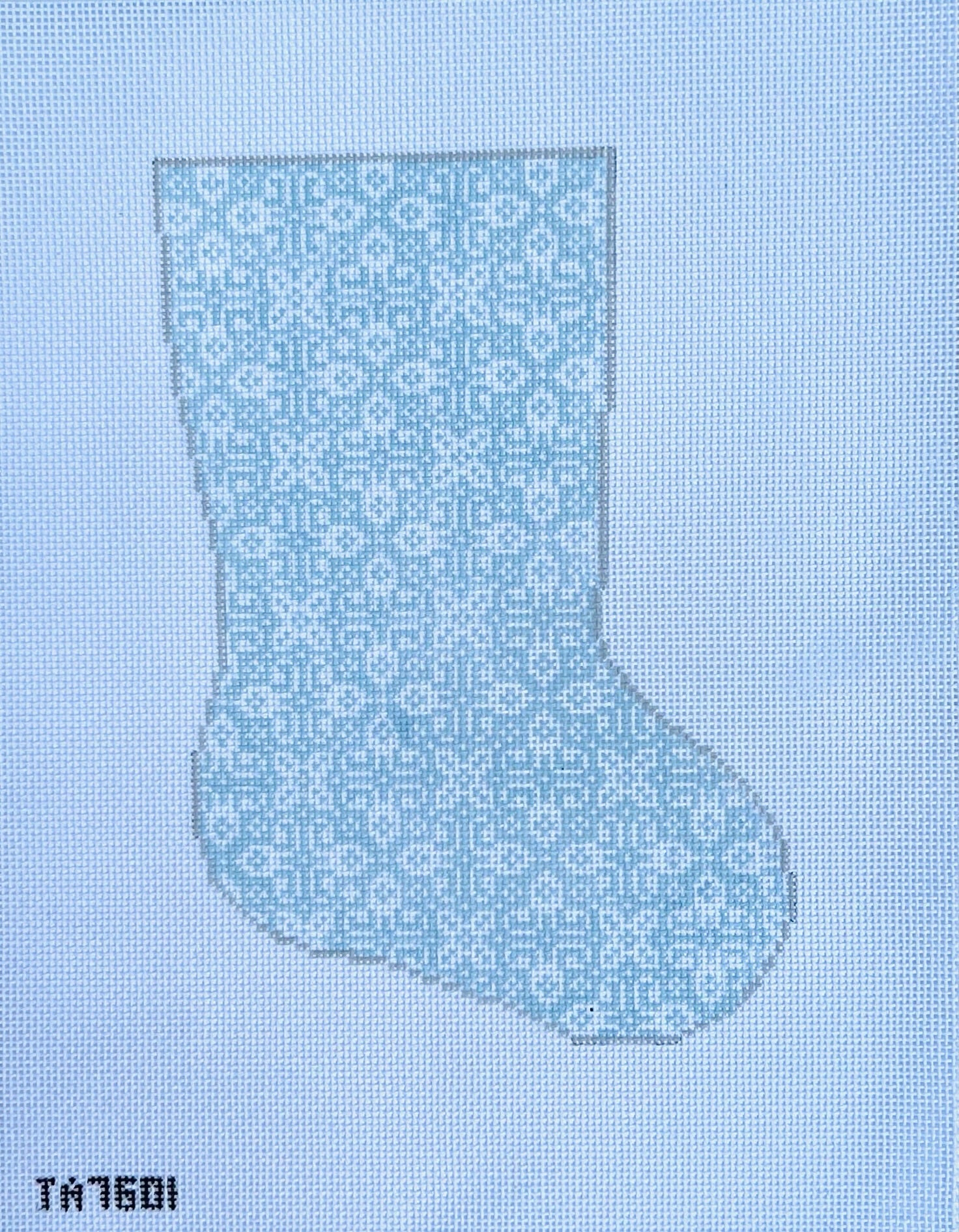 Southwestern Midsize Stocking Canvas - KC Needlepoint