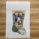 Christmas Wishes Girl Stocking Canvas - KC Needlepoint