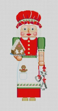 XL Mrs. Claus Nutcracker Canvas - KC Needlepoint