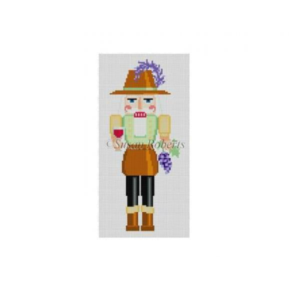 Winemaker Nutcracker Canvas - KC Needlepoint