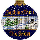 Dashing Through Snow Canvas - KC Needlepoint