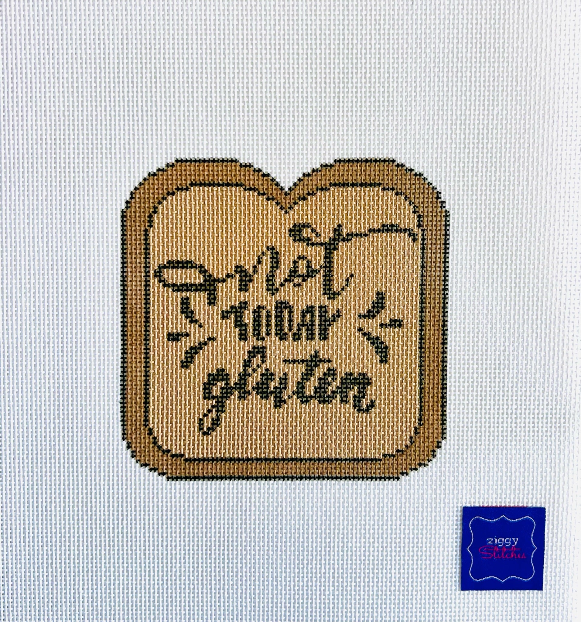 Not Today Gluten Canvas - KC Needlepoint