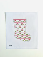 Christmas Garland Gala Ornament Sized Stocking Canvas - KC Needlepoint