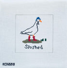 Sloshed Canvas - KC Needlepoint