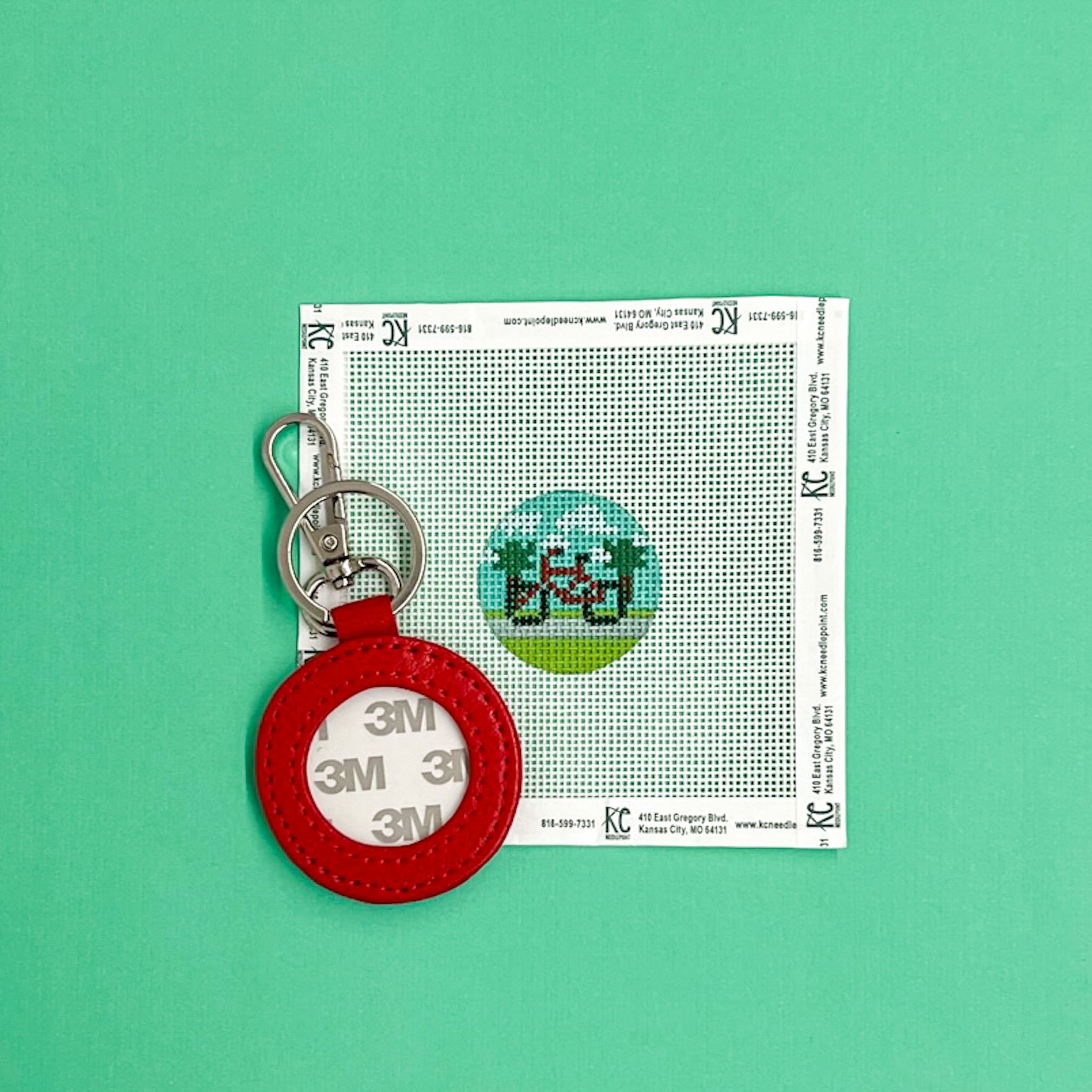 Bicycle Key Fob Kit - KC Needlepoint