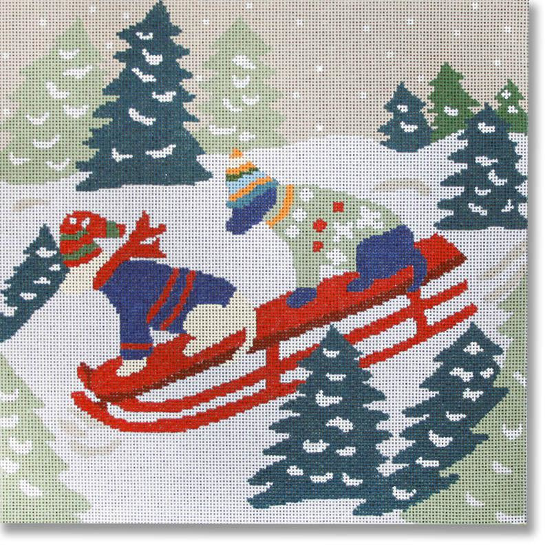 Daring Duo Canvas - KC Needlepoint