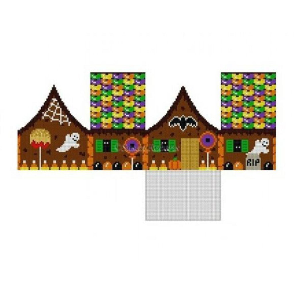 Halloween 3D House Canvas - KC Needlepoint