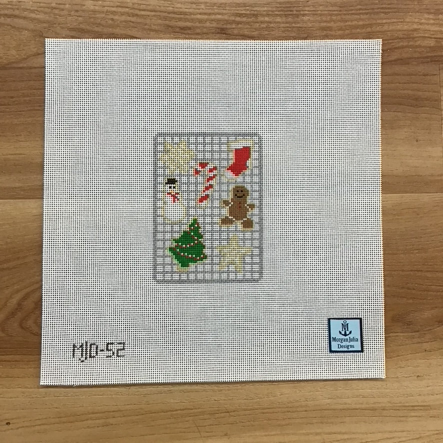 Silver Stitch Needlepoint Mini Christmas Monopoly – Stitch by Stitch