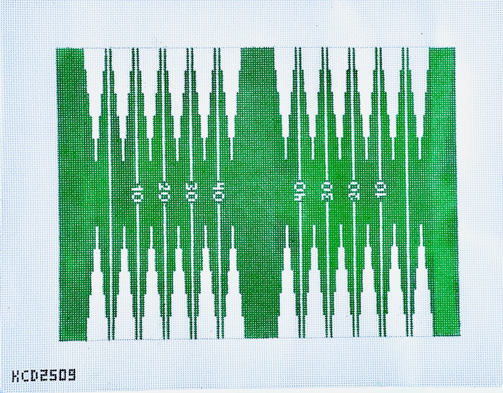 Small Football Backgammon Board Canvas - KC Needlepoint