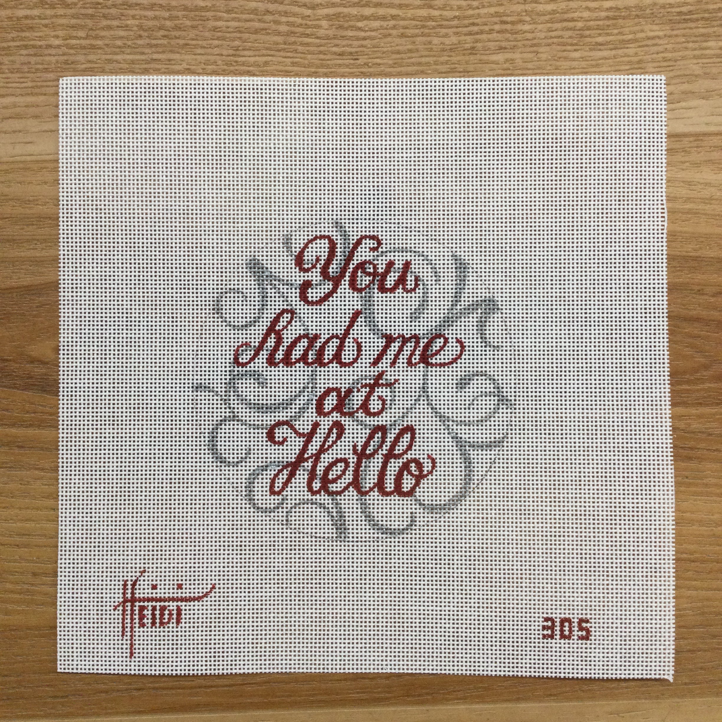 You had me at Hello Canvas - KC Needlepoint