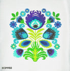 Polish Folk Design - Purple Flowers Canvas - KC Needlepoint