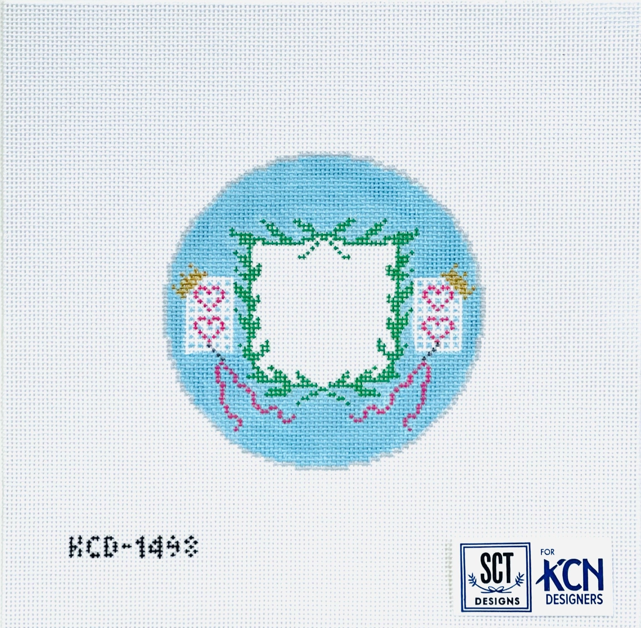 Needlepoint Sport of Queens Crest Canvas - KC Needlepoint