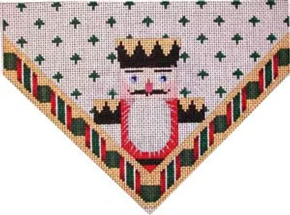 Nutcracker King Stocking Topper Canvas - KC Needlepoint