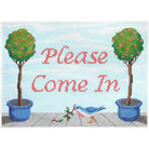 Please Come In Needlepoint Canvas - KC Needlepoint