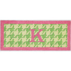 Pink & Green Houndstooth Jewelry Box Insert Canvas - KC Needlepoint