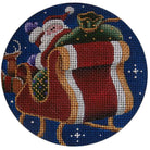 Goodnight! Round Canvas - KC Needlepoint