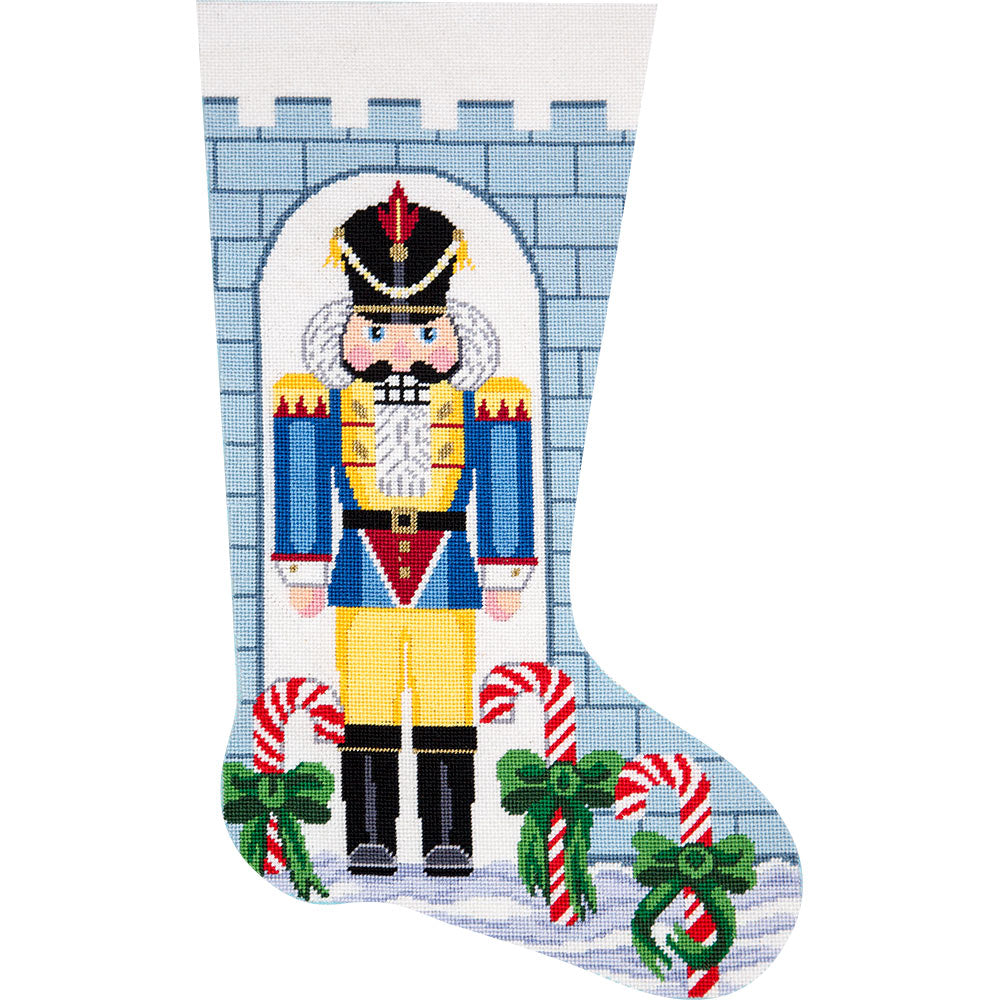 Nutcracker Soldier Stocking Kit - KC Needlepoint