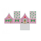 Gum Drops and Peppermint Gingerbread House Canvas - KC Needlepoint