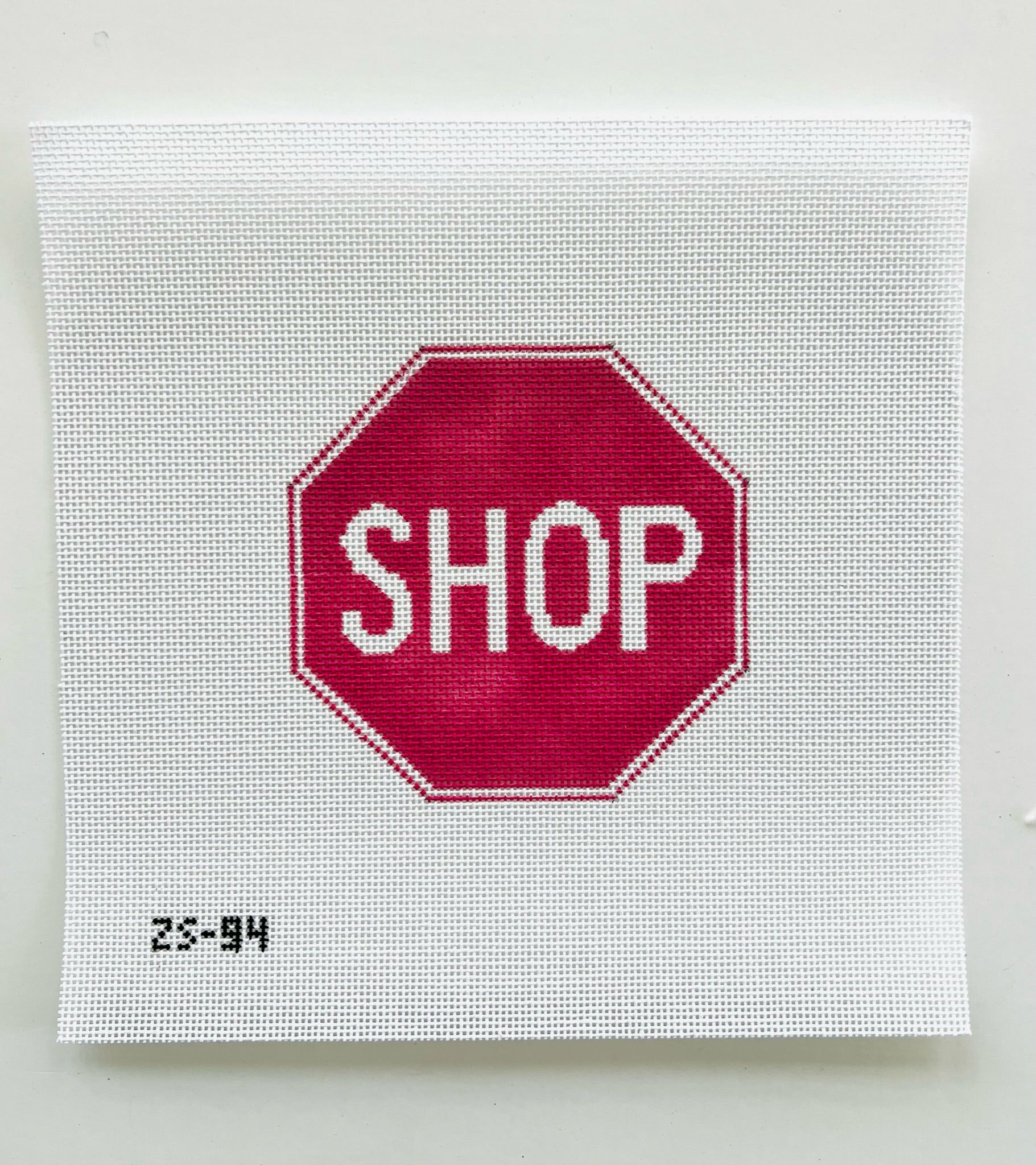 Shop Sign Canvas - KC Needlepoint