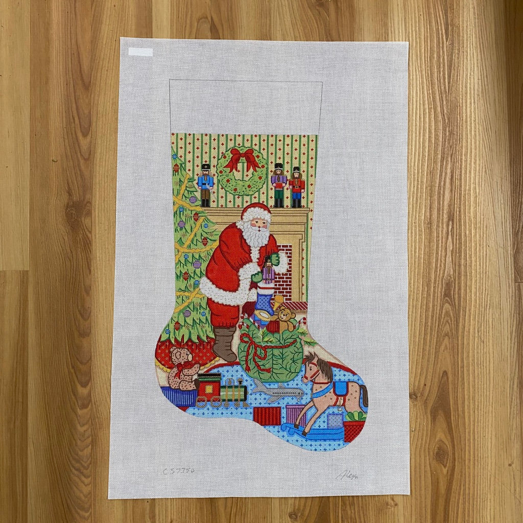 Alexa Christmas Stocking 7350 - KC Needlepoint