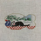 7 Cats Napping Canvas - KC Needlepoint