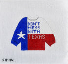 Texas Pullover Sweater Needlepoint Canvas - KC Needlepoint