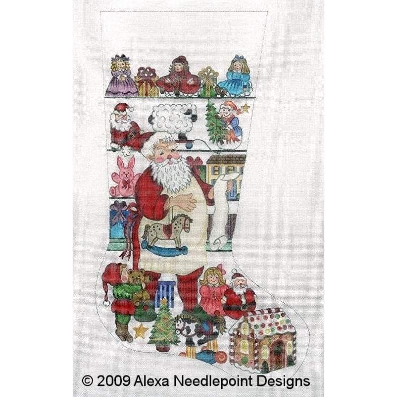 Alexa Needlepoint Stocking 7233 - KC Needlepoint