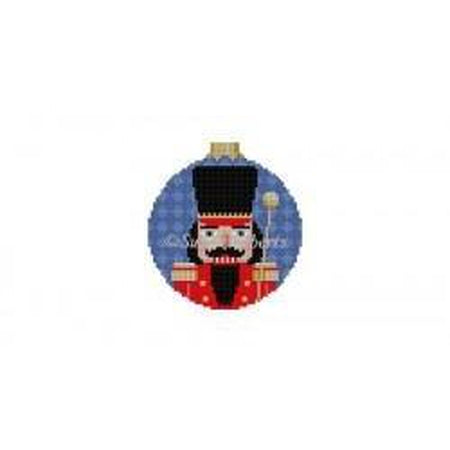 Bandmajor Nutcracker Round Canvas - KC Needlepoint