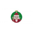 Santa Nutcracker Round Canvas - KC Needlepoint