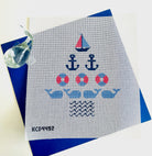 Nautical Christmas Tree Canvas - KC Needlepoint